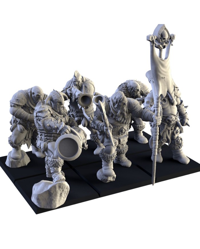 Ogros Bombarderos de los Ogros del Norte (x6)|Txarli Factory Miniatures|Ogros del Norte