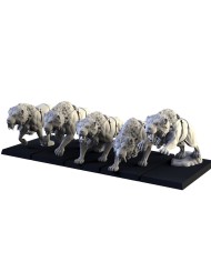Sabertooths of Nothern Ogres (x5)|Txarli Factory Miniatures|Northern Ogres