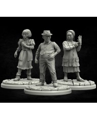 Three Hybrids|Adaevy Creations|Cthulhu Humanoids