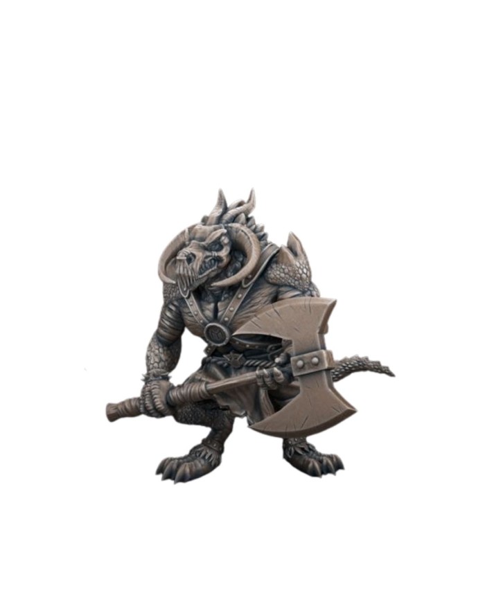 Dragonborn Barbarian Male|TytanTroll Miniatures|Barbarians Dragonborn Barbarian Male|TytanTroll Miniatures|Barbarians