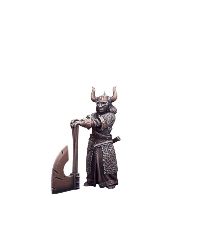 Dwarf Barbarian Female|TytanTroll Miniatures|Barbarians Dwarf Barbarian Female|TytanTroll Miniatures|Barbarians