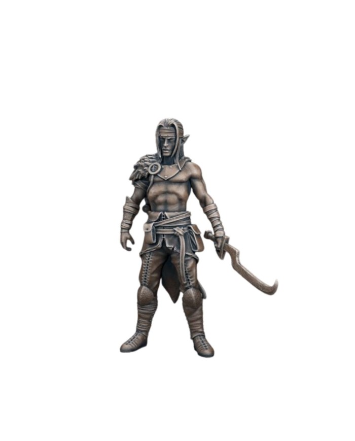 Bárbaro Elfo|TytanTroll Miniatures|Bárbaros Bárbaro Elfo|TytanTroll Miniatures|Bárbaros