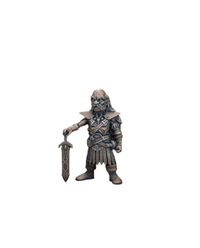Bárbaro Gnomo|TytanTroll Miniatures|Bárbaros Bárbaro Gnomo|TytanTroll Miniatures|Bárbaros