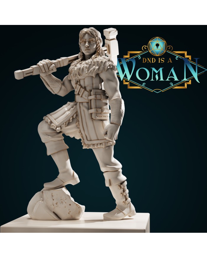 Goliath Barbarian Female - Skurra|The Printing Goes Ever On|Barbarians