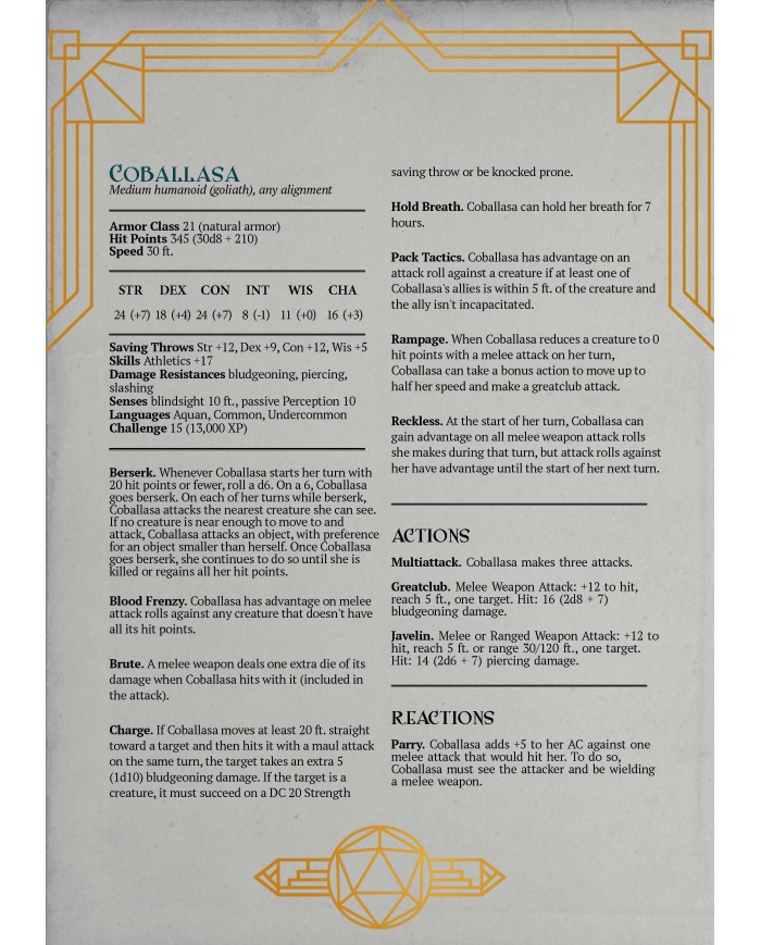 Tortle Barbarian Female - Coballasa|The Printing Goes Ever On|Barbarians