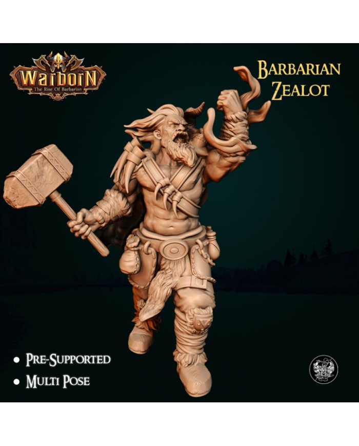 Human Barbarian Zealot - C|The Master Forge|Barbarians Human Barbarian Zealot - C|The Master Forge|Barbarians