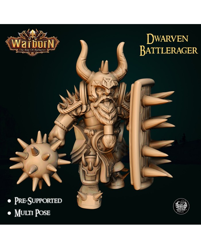 Dwarven Battlerager Barbarian - A|The Master Forge|Barbarians Dwarven Battlerager Barbarian - A|The Master Forge|Barbarians