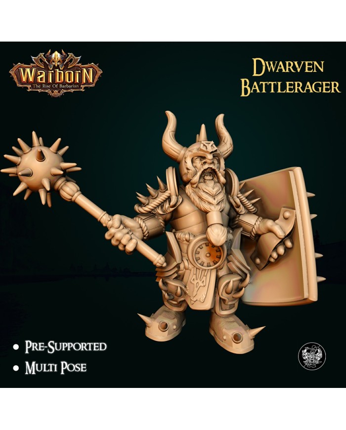 Dwarven Battlerager Barbarian - B|The Master Forge|Barbarians Dwarven Battlerager Barbarian - B|The Master Forge|Barbarians