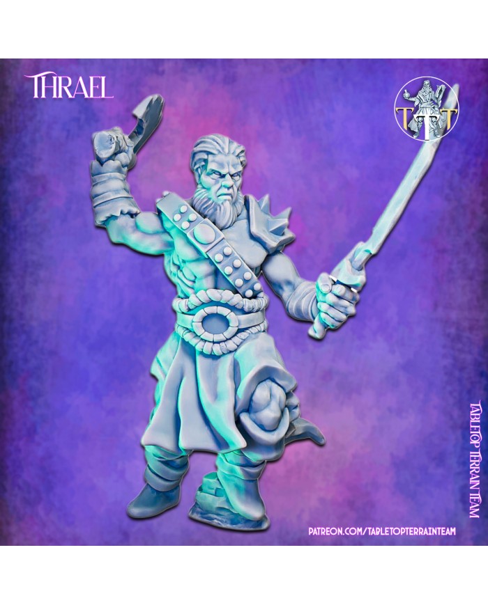 Human Barbarian – Thrael|Tabletop Terrain Team|Barbarians