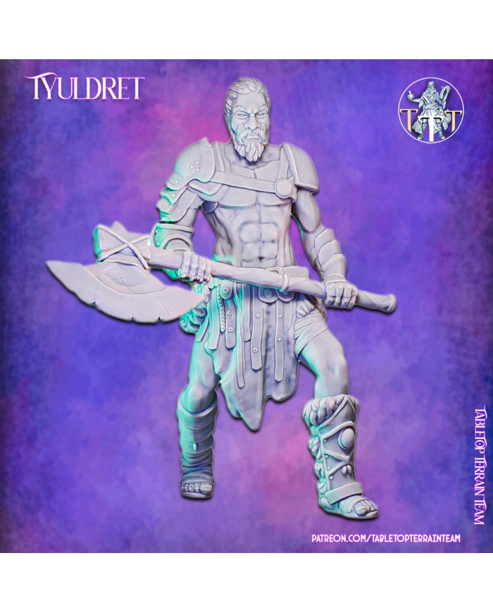 Human Barbarian – Tyuldret|Tabletop Terrain Team|Barbarians