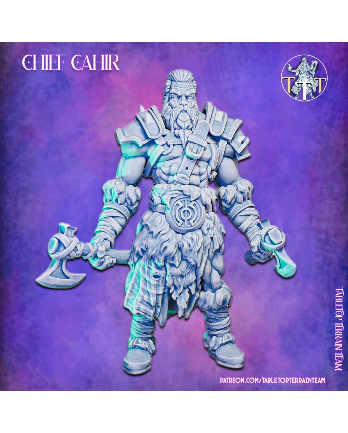 Bárbaro Humano - Jefe Cahir|Tabletop Terrain Team|Bárbaros
