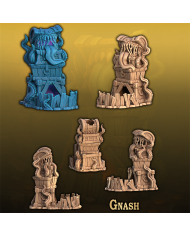 Gnash Dice Tower|Fantasy 3D Tabletop|Fantasy Dice Towers