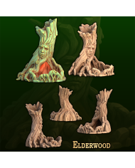 Torre de Dados Elderwood|Fantasy 3D Tabletop|Torres de Dados de Fantasía