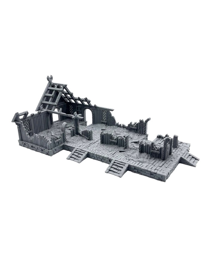 Ruinas de la Posada del Reino de Sajonia|Conquest Creations|Escenografía Reino de Sajonia