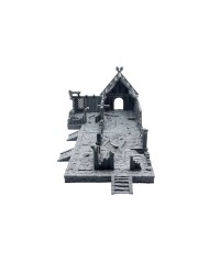 Kingdom of Saxonia - Inn House Ruined|Conquest Creations|Kingdom of Saxonia Terrain