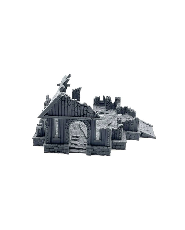 Ruinas del Salón de Hidromiel del Reino de Sajonia|Conquest Creations|Escenografía Reino de Sajonia