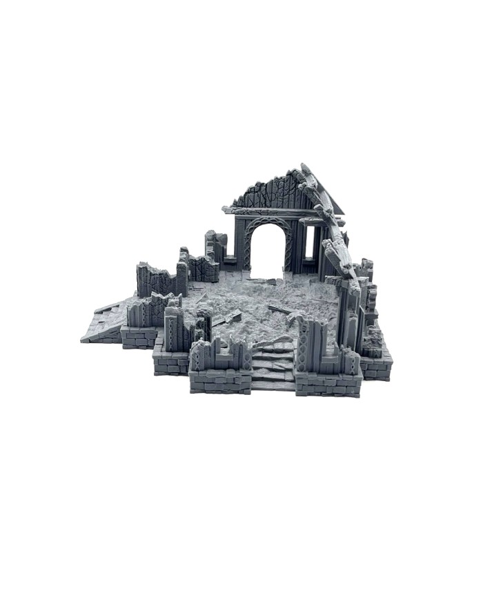 Kingdom of Saxonia - Mead Hall Ruined|Conquest Creations|Kingdom of Saxonia Terrain