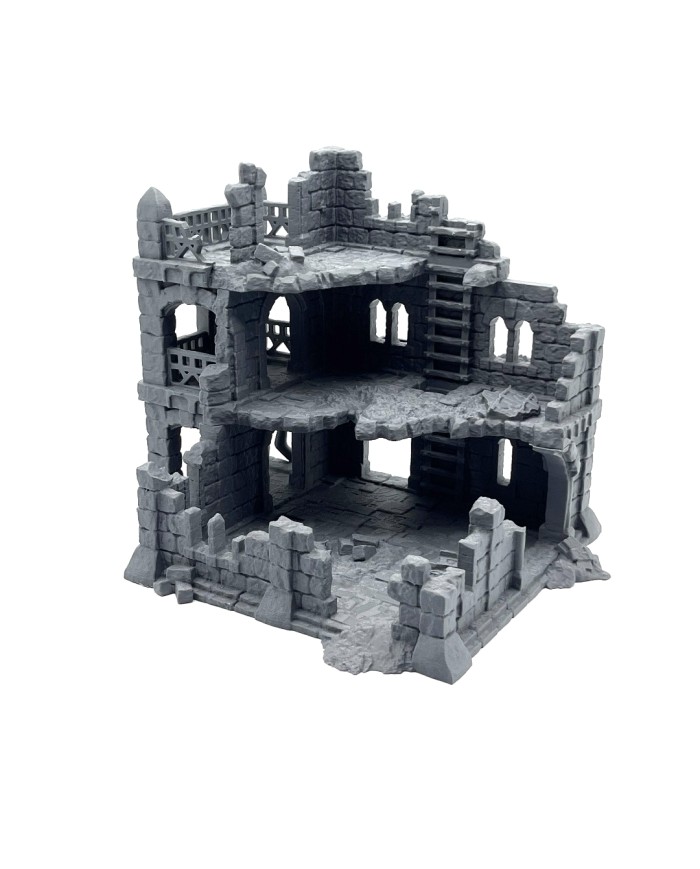 Casa Señorial en Ruinas del Reino de Tor Ithilas|Conquest Creations|Escenografía Reino de Tor Ithilas