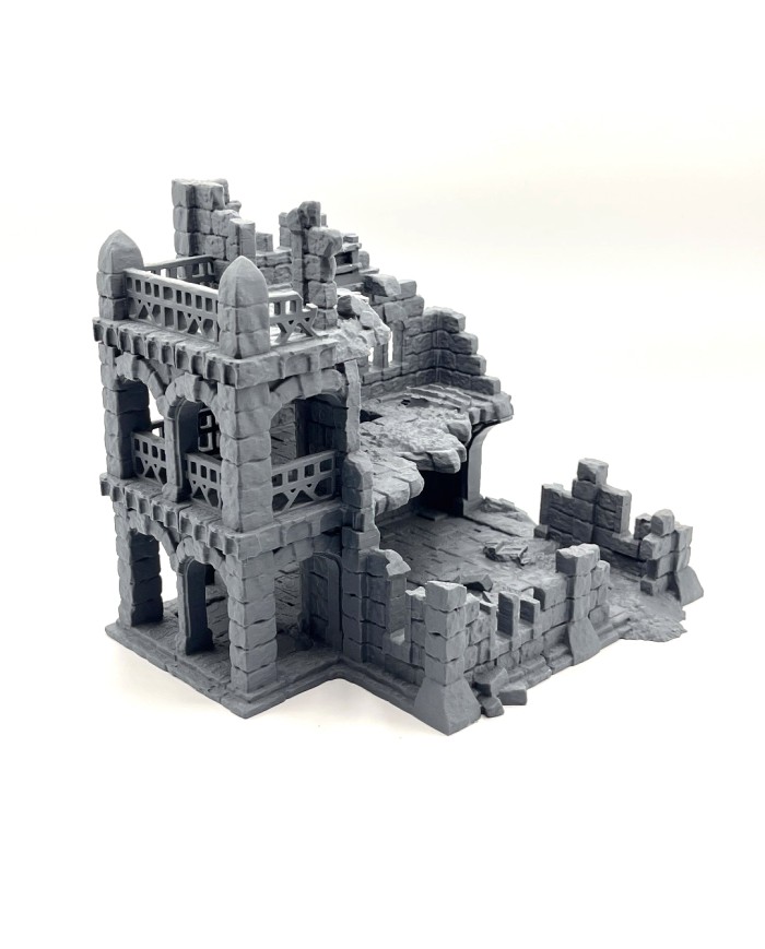 Casa Señorial en Ruinas del Reino de Tor Ithilas|Conquest Creations|Escenografía Reino de Tor Ithilas