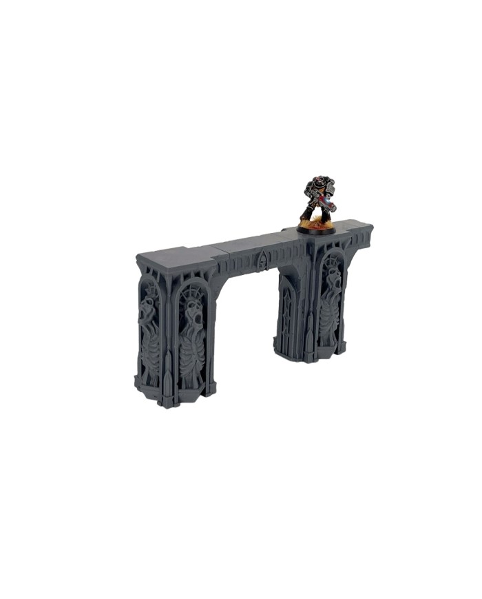 Demon Gate - Screaming Pillar Set - A|Forbidden Prints|Demonic Terrain Demon Gate - Screaming Pillar Set - A|Forbidden Prints|Demonic Terrain