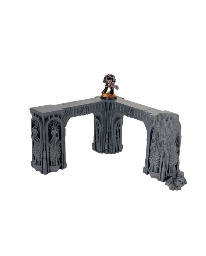 Demon Gate - Screaming Pillar Set - B|Forbidden Prints|Demonic Terrain Demon Gate - Screaming Pillar Set - B|Forbidden Prints|Demonic Terrain