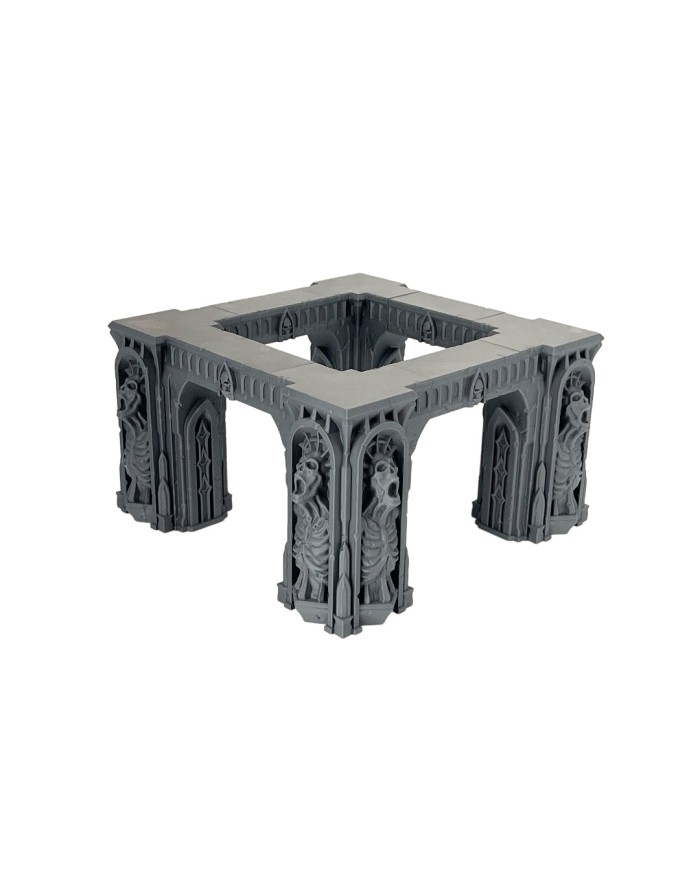 Demon Gate - Screaming Pillar Set - C|Forbidden Prints|Demonic Terrain Demon Gate - Screaming Pillar Set - C|Forbidden Prints|Demonic Terrain