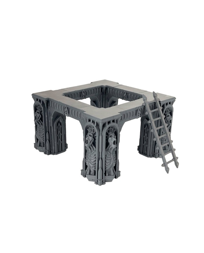 Demon Gate - Screaming Pillar Set - C|Forbidden Prints|Demonic Terrain Demon Gate - Screaming Pillar Set - C|Forbidden Prints|Demonic Terrain