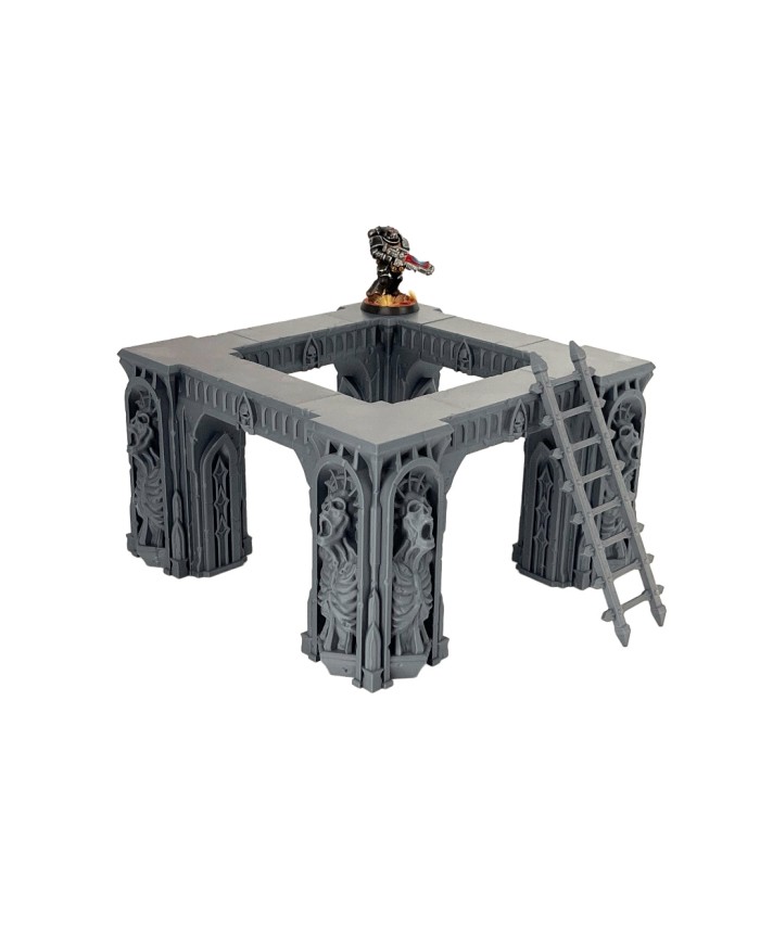 Demon Gate - Screaming Pillar Set - C|Forbidden Prints|Demonic Terrain Demon Gate - Screaming Pillar Set - C|Forbidden Prints|Demonic Terrain