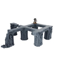 Demon Gate - Screaming Pillar Set - E|Forbidden Prints|Demonic Terrain Demon Gate - Screaming Pillar Set - E|Forbidden Prints|Demonic Terrain