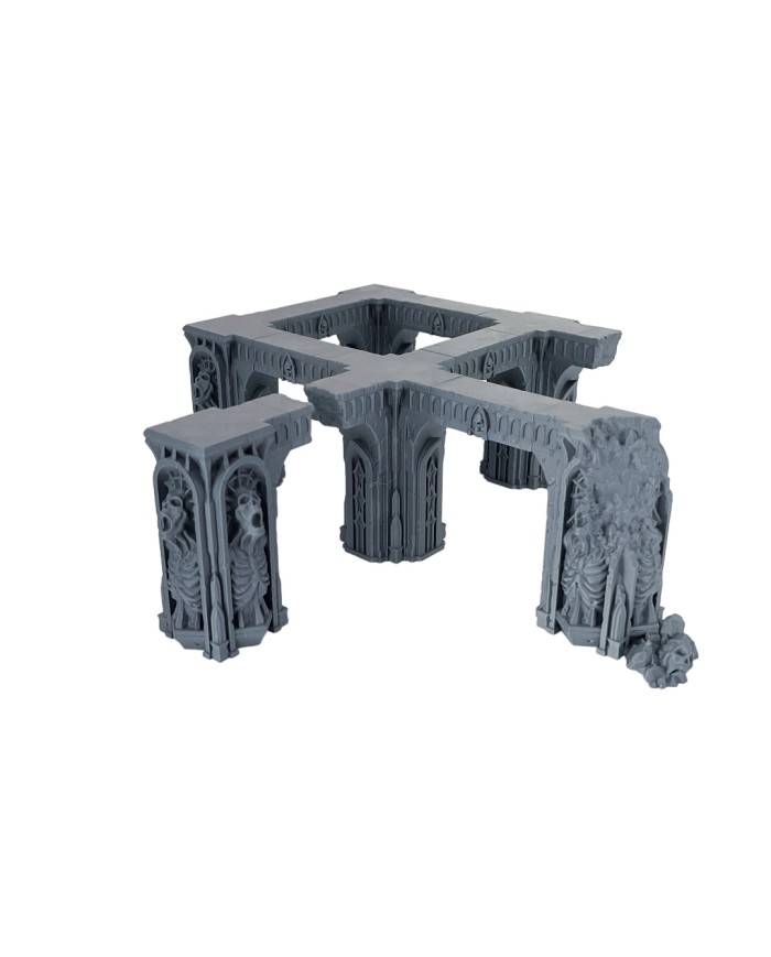 Demon Gate - Screaming Pillar Set - E|Forbidden Prints|Demonic Terrain Demon Gate - Screaming Pillar Set - E|Forbidden Prints|Demonic Terrain