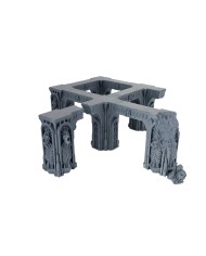 Demon Gate - Screaming Pillar Set - E|Forbidden Prints|Demonic Terrain Demon Gate - Screaming Pillar Set - E|Forbidden Prints|Demonic Terrain