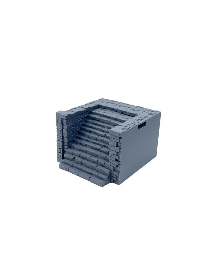 Ancrabourg quay wall Stairs Wide|3DLayeredscenery|Medieval Town Ancrabourg quay wall Stairs Wide|3DLayeredscenery|Medieval Town