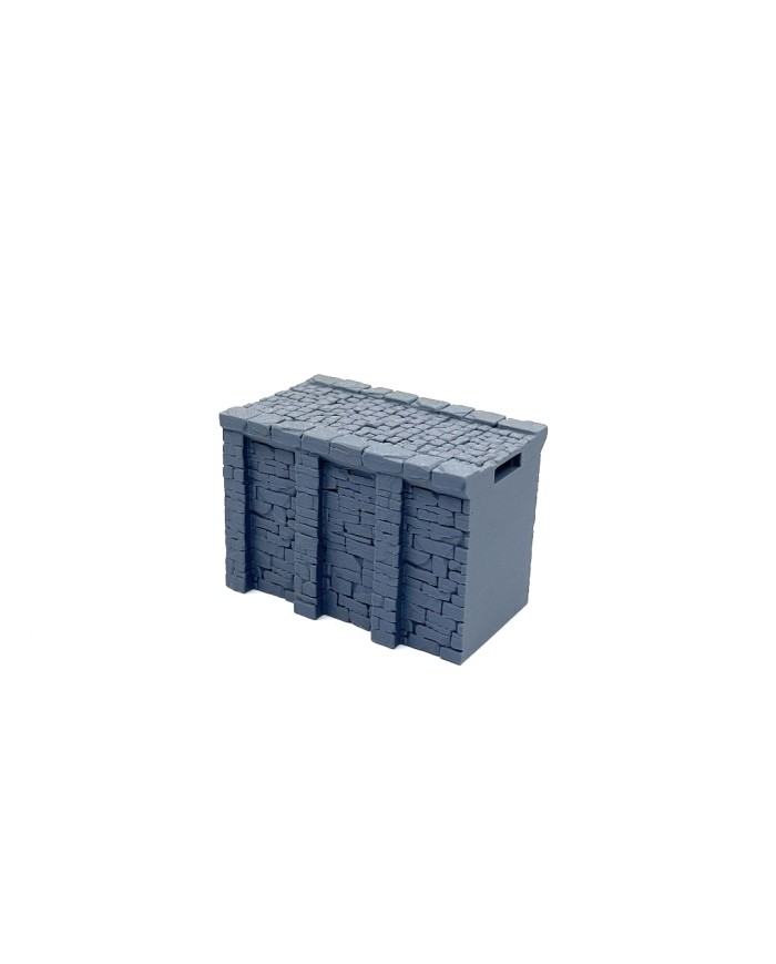 Muro del muelle de Ancrabourg para unión en T - V1|3DLayeredscenery|Ciudad Medieval Muro del muelle de Ancrabourg para unión en T - V1|3DLayeredscenery|Ciudad Medieval