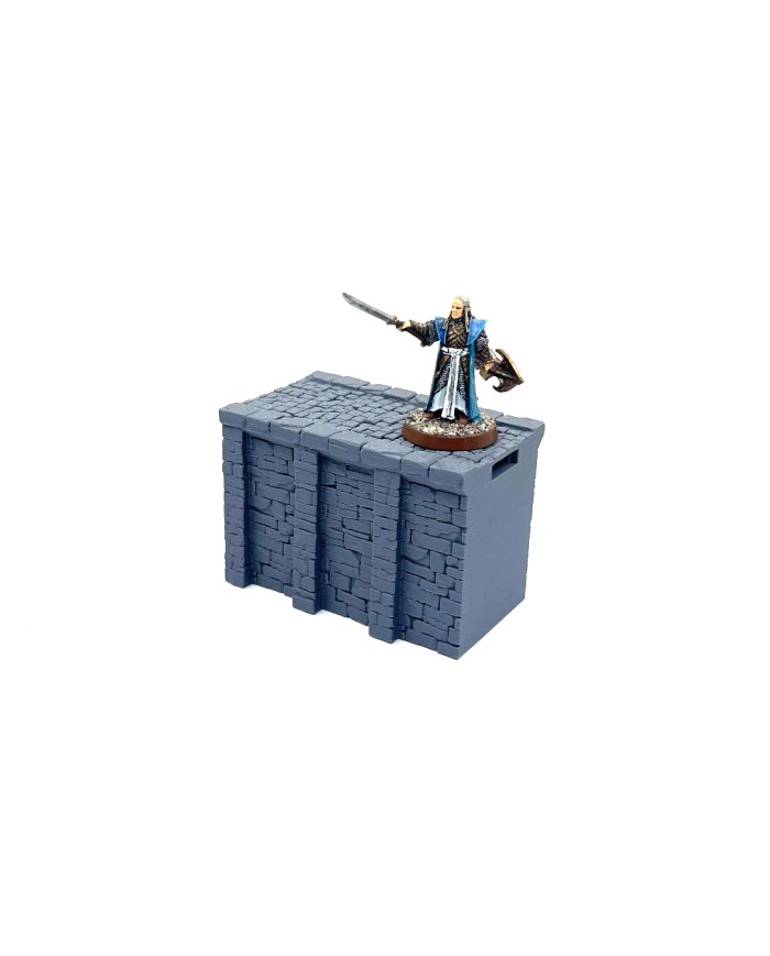 Muro del muelle de Ancrabourg para unión en T - V1|3DLayeredscenery|Ciudad Medieval Muro del muelle de Ancrabourg para unión en T - V1|3DLayeredscenery|Ciudad Medieval
