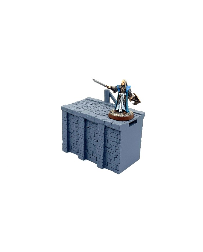 Muro del muelle de Ancrabourg para unión en T - V2|3DLayeredscenery|Ciudad Medieval Muro del muelle de Ancrabourg para unión en T - V2|3DLayeredscenery|Ciudad Medieval