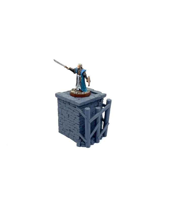 Ancrabourg quay wall T Junction Endpiece Left|3DLayeredscenery|Medieval Town Ancrabourg quay wall T Junction Endpiece Left|3DLayeredscenery|Medieval Town