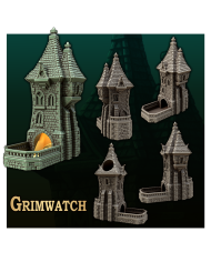 Grimwatch Dice Tower|Fantasy 3D Tabletop|Fantasy Dice Towers