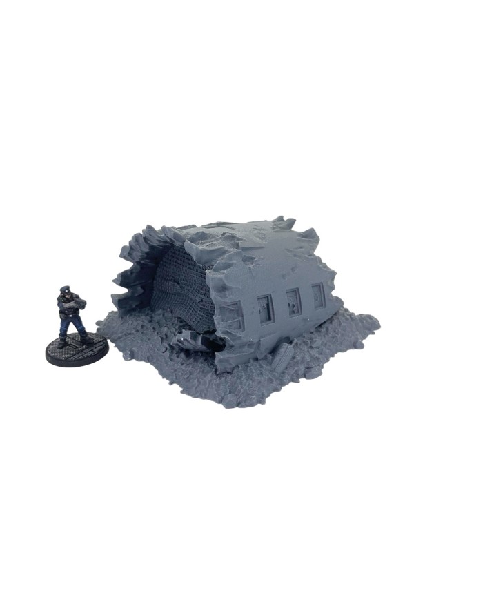 Sección de Avión Estrellado|Bad Roll Games|Escenografía Punkapocalyptic