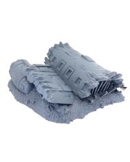 Sección Grande de Avión Estrellado|Bad Roll Games|Escenografía Punkapocalyptic