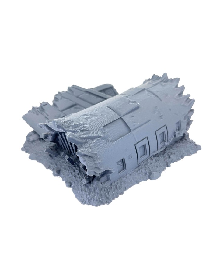 Crashed Plane Large Section|Bad Roll Games|Punkapocalyptic Terrain