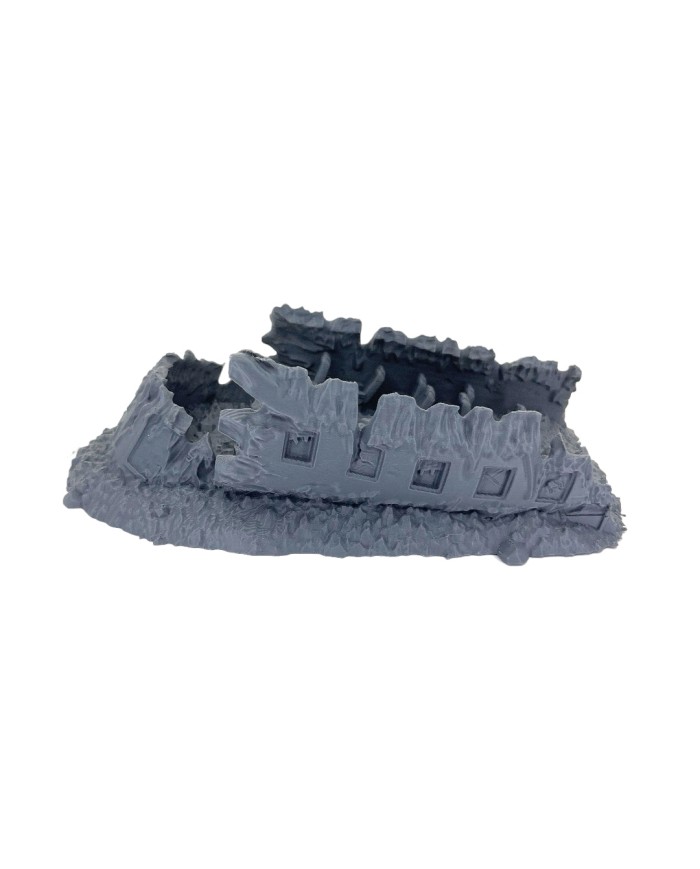 Crashed Plane Open Section|Bad Roll Games|Punkapocalyptic Terrain