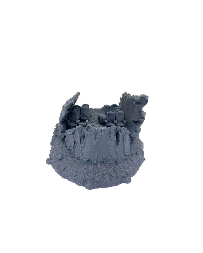 Crashed Plane Open Section|Bad Roll Games|Punkapocalyptic Terrain