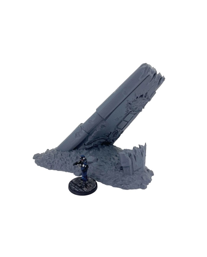 Crashed Plane Fragmented Wing|Bad Roll Games|Punkapocalyptic Terrain