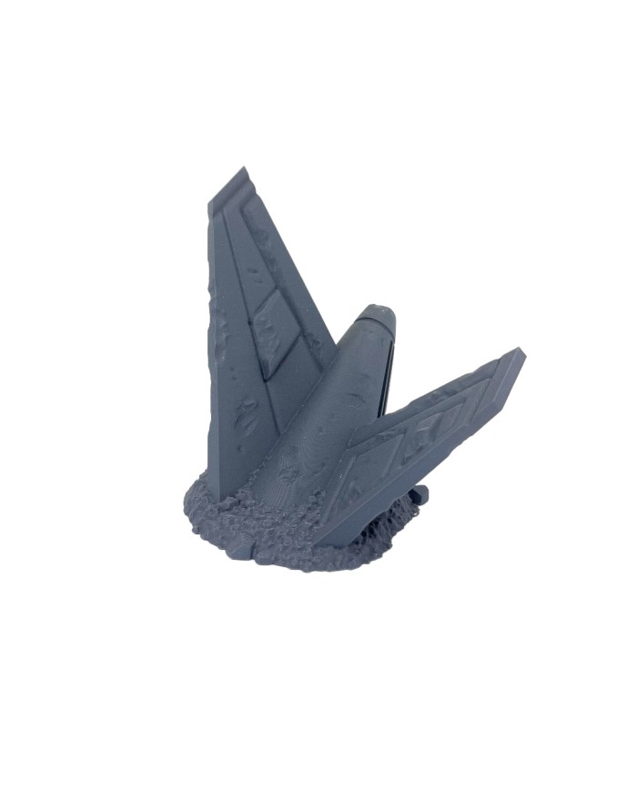 Crashed Plane Tail|Bad Roll Games|Punkapocalyptic Terrain