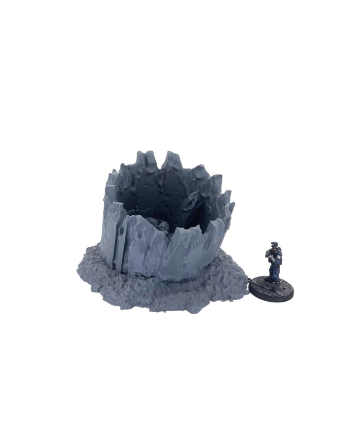 Crashed Plane Vertical Section|Bad Roll Games|Punkapocalyptic Terrain