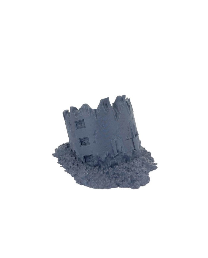 Crashed Plane Vertical Section|Bad Roll Games|Punkapocalyptic Terrain