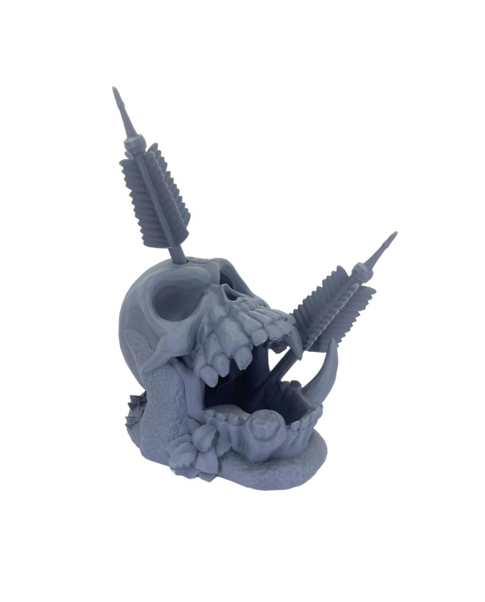 Torre de Dados de Calavera Orco|Fantasy 3D Tabletop|Torres de Dados de Fantasía