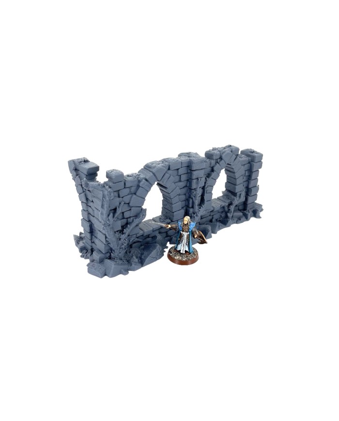 Stone Ruins with Windows and Vegetation|Txarli Factory|Fantasy Ruins Terrain Stone Ruins with Windows and Vegetation|Txarli Factory|Fantasy Ruins Terrain