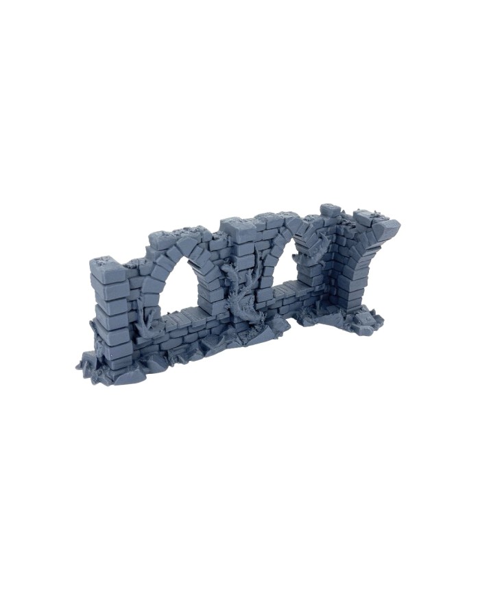 Stone Ruins with Windows and Vegetation|Txarli Factory|Fantasy Ruins Terrain Stone Ruins with Windows and Vegetation|Txarli Factory|Fantasy Ruins Terrain