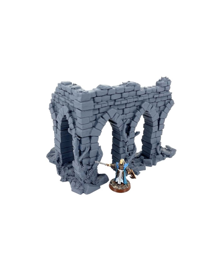 Ruinas Medianas de Piedra con Vegetación|Txarli Factory|Escenografia Ruinas Fantasia Ruinas Medianas de Piedra con Vegetación|Txarli Factory|Escenografia Ruinas Fantasia